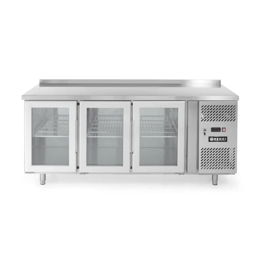 Kjøleskap med 3 Dører og Glass 180 Cm - Hendi 233436