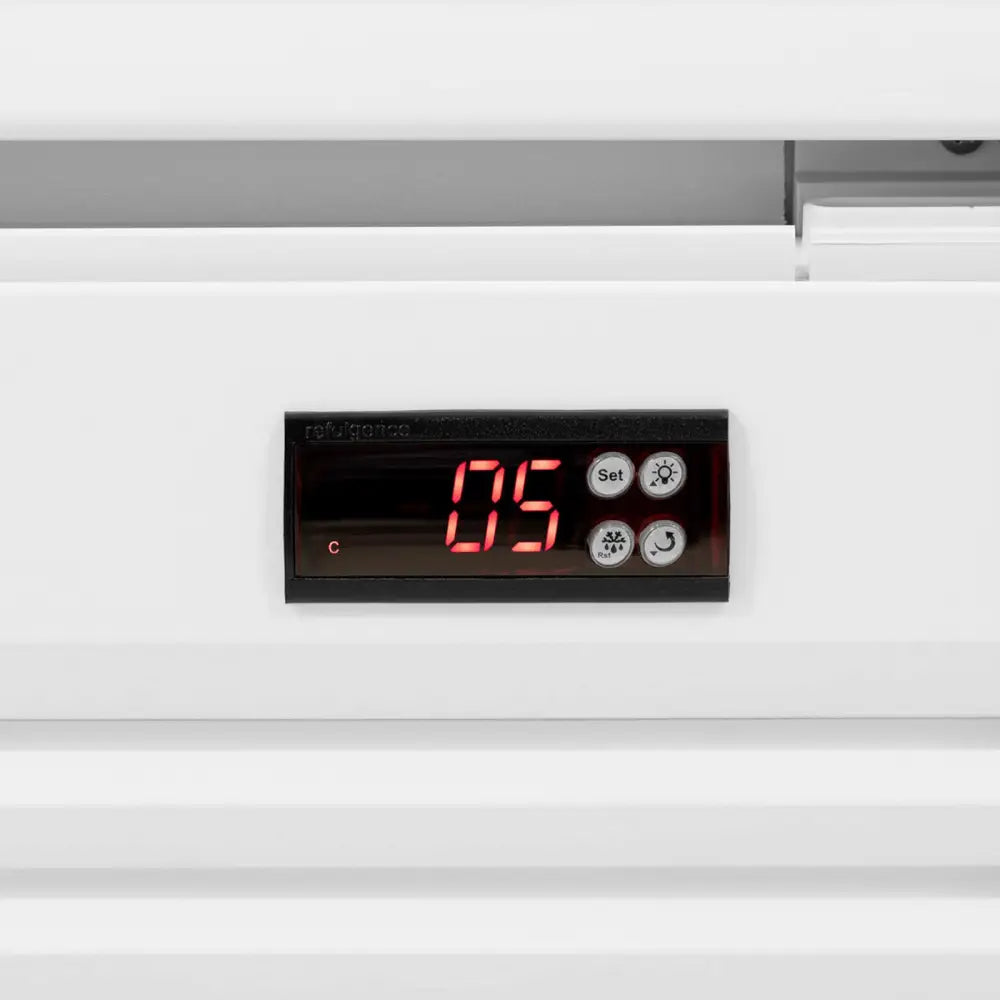 Kjøleskap med Doble Glassdører Led 2-10 °c 600 l Hvit