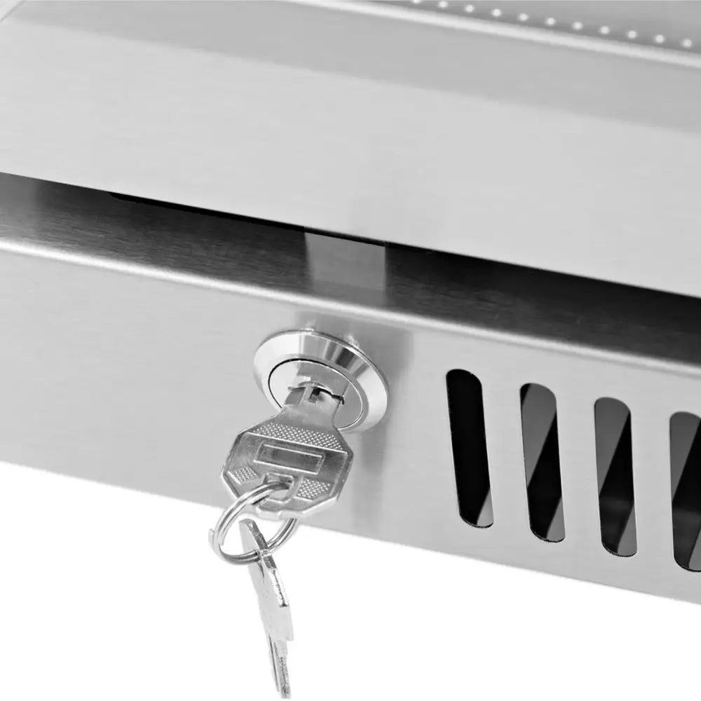 Kjøleskap og Bar Kjøler med Glass for Drikkevarer Led 108 l Sølv