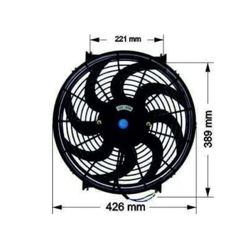 Kjølevifte 16’’ Type 2 Skyver/trekker