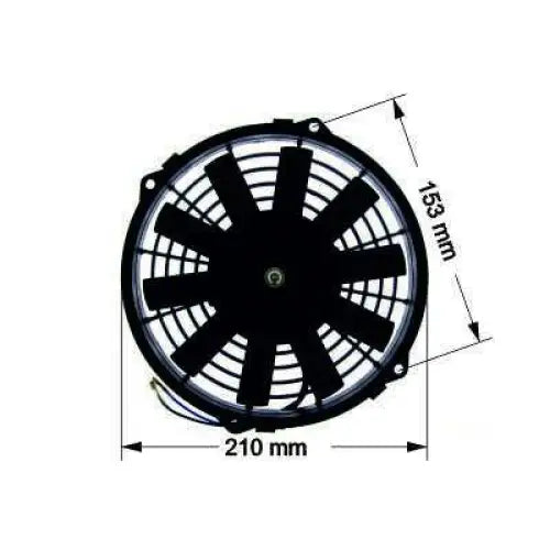 Kjølevifte 7’’ Type 1 Skyver/trekker