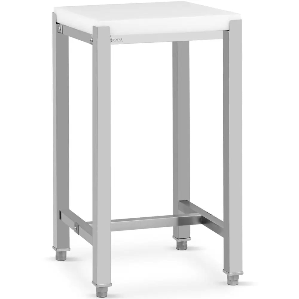 Kjøttblokk for Nedskjæring i Polyetylen på Stålbase 40 x 50 x 80 Cm