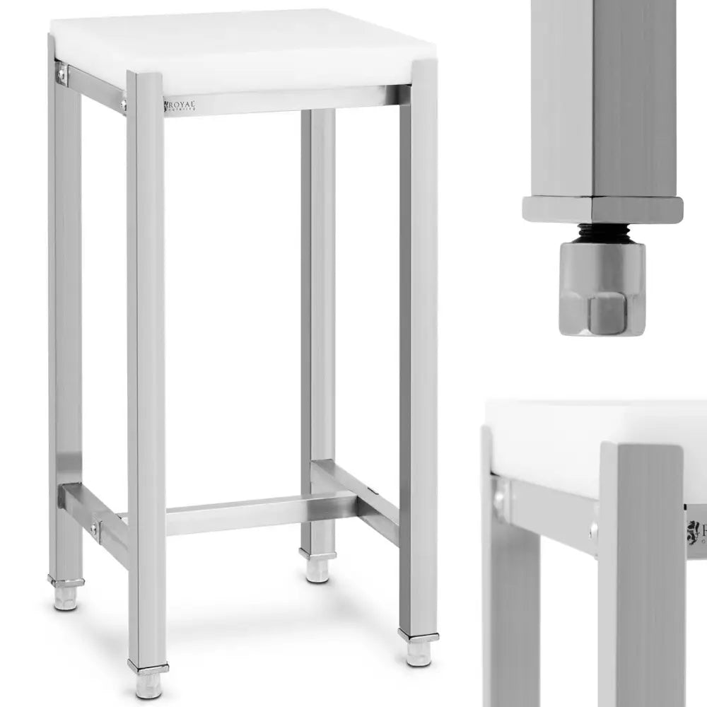 Kjøttkvern i Polyetylen på Stålbase 40x40x80 Cm
