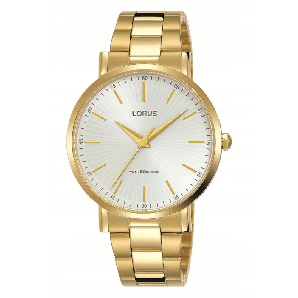 Klassisk Gullfarget Dameklokke Lorus Rg218qx9 + Eske