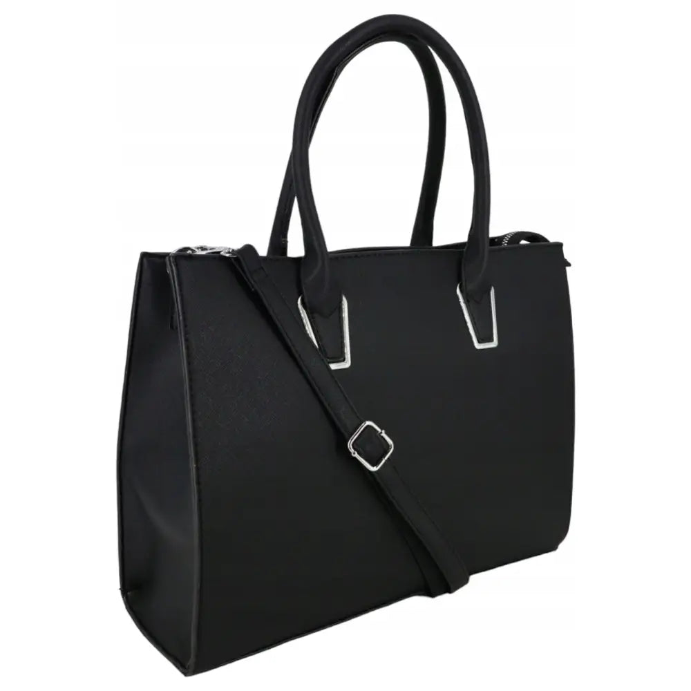 Klassisk Skulderveske Dokumentmappe A4 Glatt