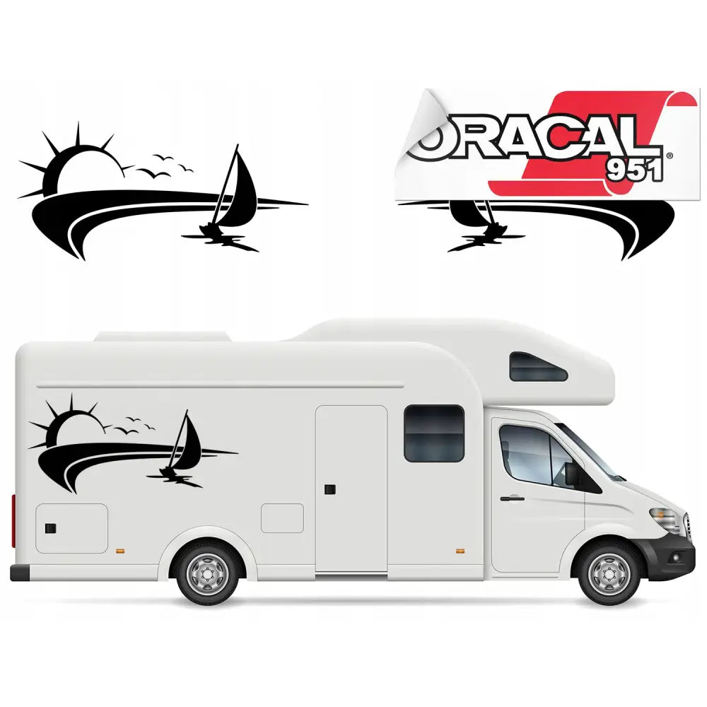 Klistremerke for Bobil og Campingvogn 194x94cm 951