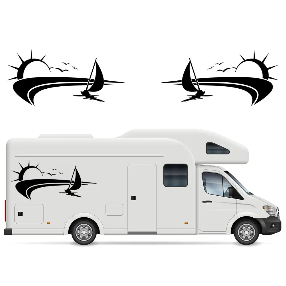 Klistremerke for Campingvogn Bobil 194x94cm