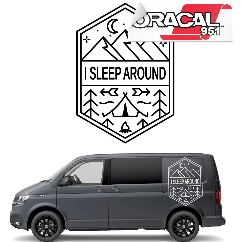 Klistremerke for Campingvogn Bobil 94x65cm 951