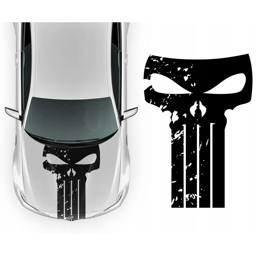 Klistremerke med Punisher-motiv Maska 94 Cm x 133 Cm