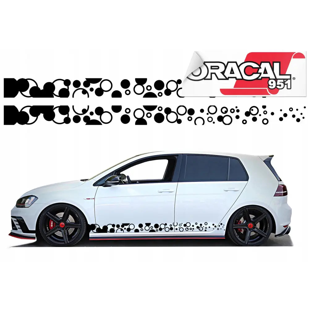 Klistremerke Stripe for Bilside og Hjul 220x14cm 951