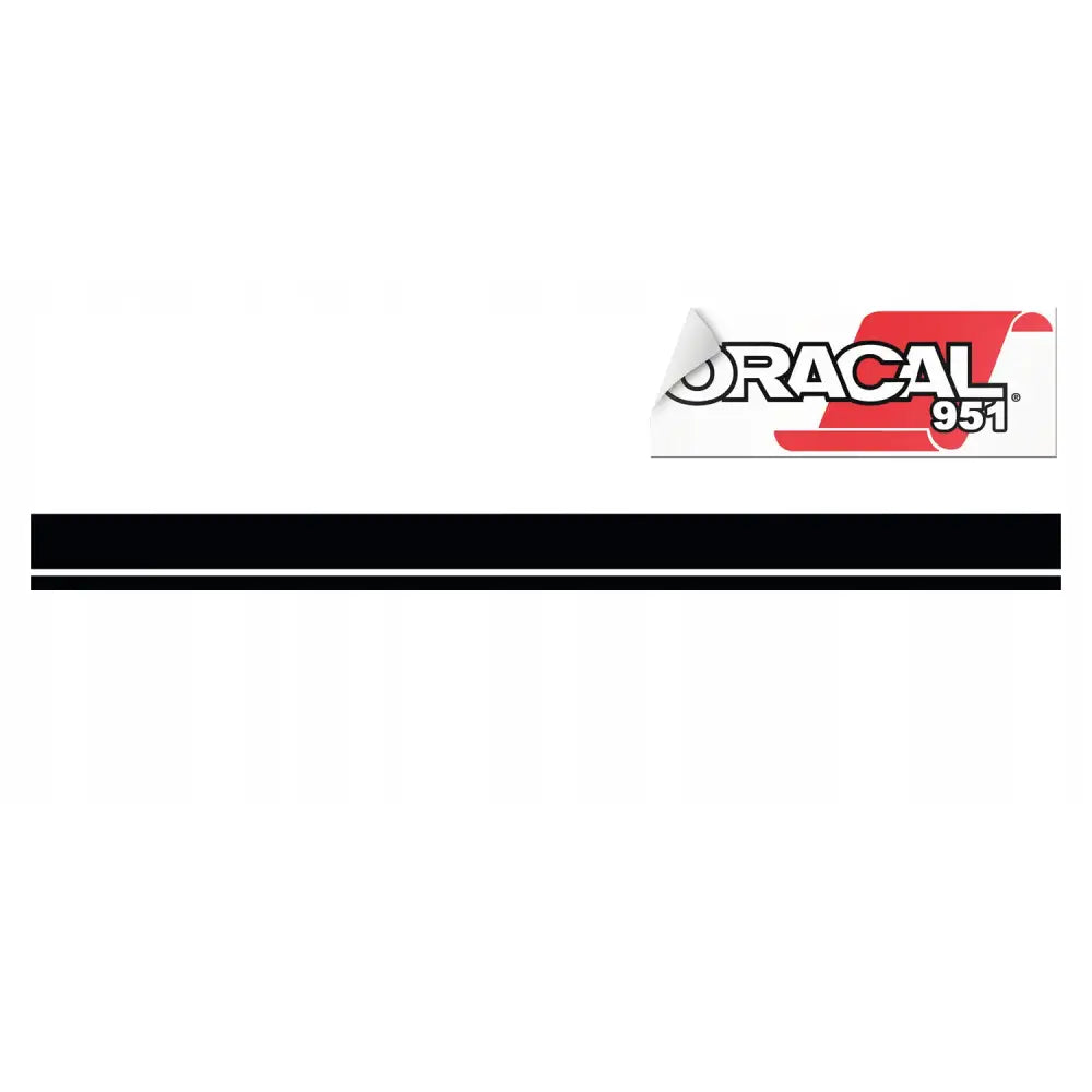 Klistremerke Stripe på siden av Motorsykkelbil 11x150cm