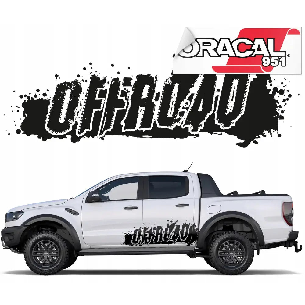 Klistremerke til Bil 4x4 Off Road 44x133 Folie 951 Mg