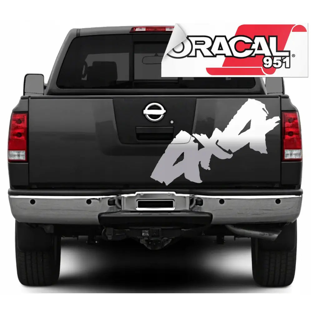 Klistremerke til Bil Jeep 4x4 Off Road 73x30cm Stor