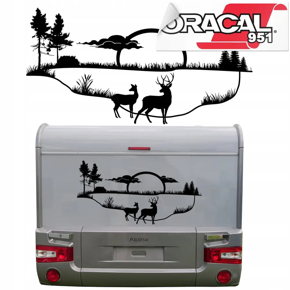 Klistremerke til Campingvogn 90x174cm