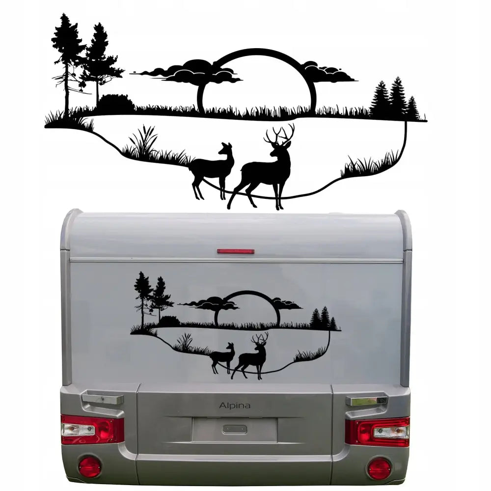 Klistremerke til Campingvogn Camping 90x174cm Mg591-