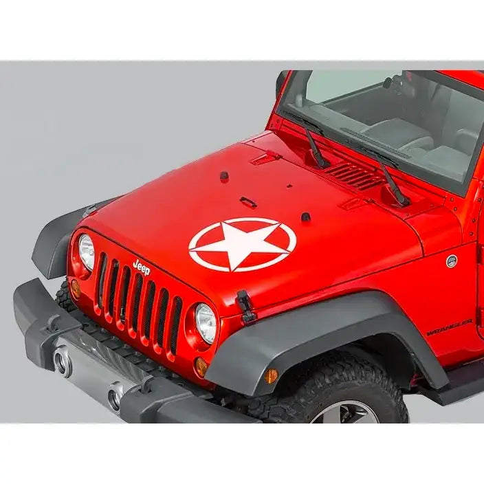 Klistremerke Universal /jeep Wrangler Jk White Star