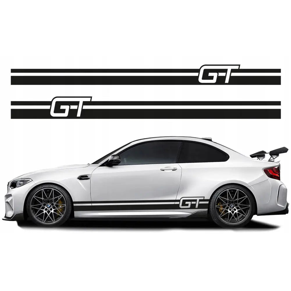 Klistremerker for Bil Side Dekor Gt Striper 200x15cm