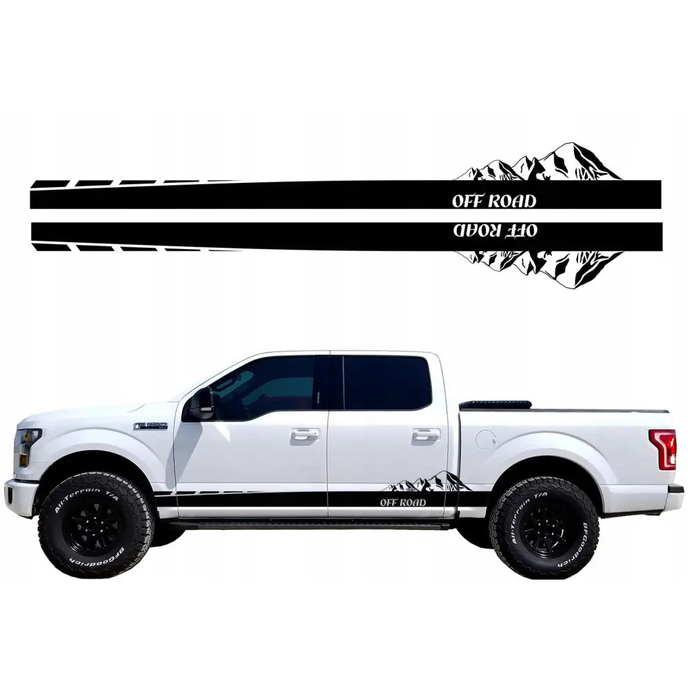 Klistremerker for Bilside Fjell Off Road 220x23cm Mg