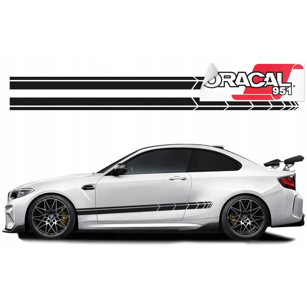 Klistremerker for Bilside Striper 180x8cm 951