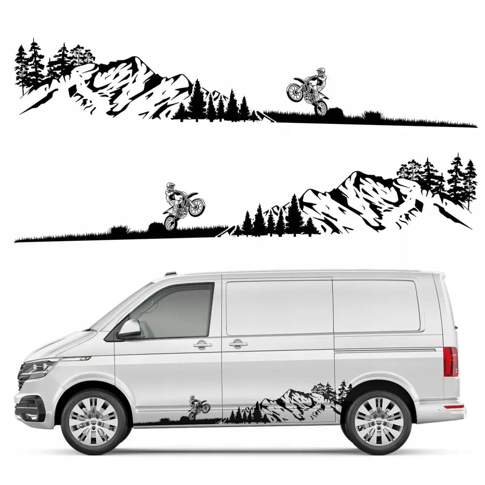 Klistremerker til Bil Motor og Fjell 250 Cm x 48 Cm