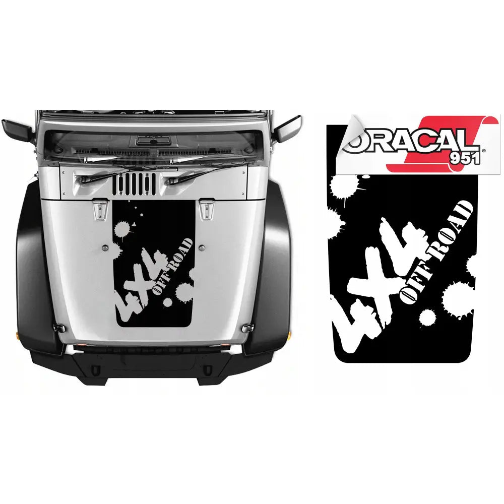 Klistremerker til Bilens Hette og Side 90x58cm 951