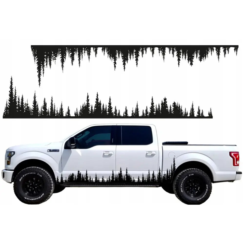 Klistremerker til Bilens Side Skogstrær 160x33cm