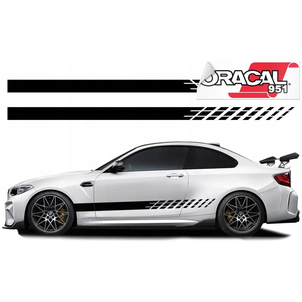 Klistremerker til Bilens Side Striper 180x8cm 951