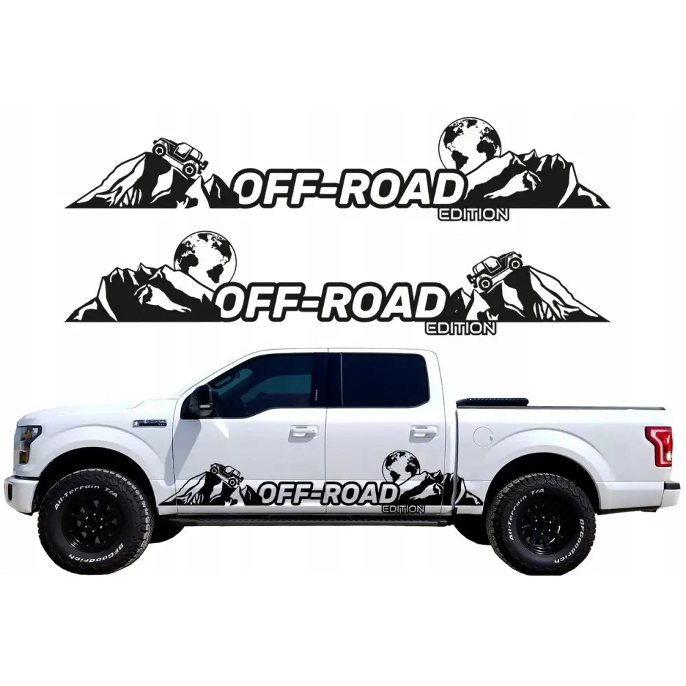 Klistremerker til Bilside Fjell Off Road 150x28cm Mg