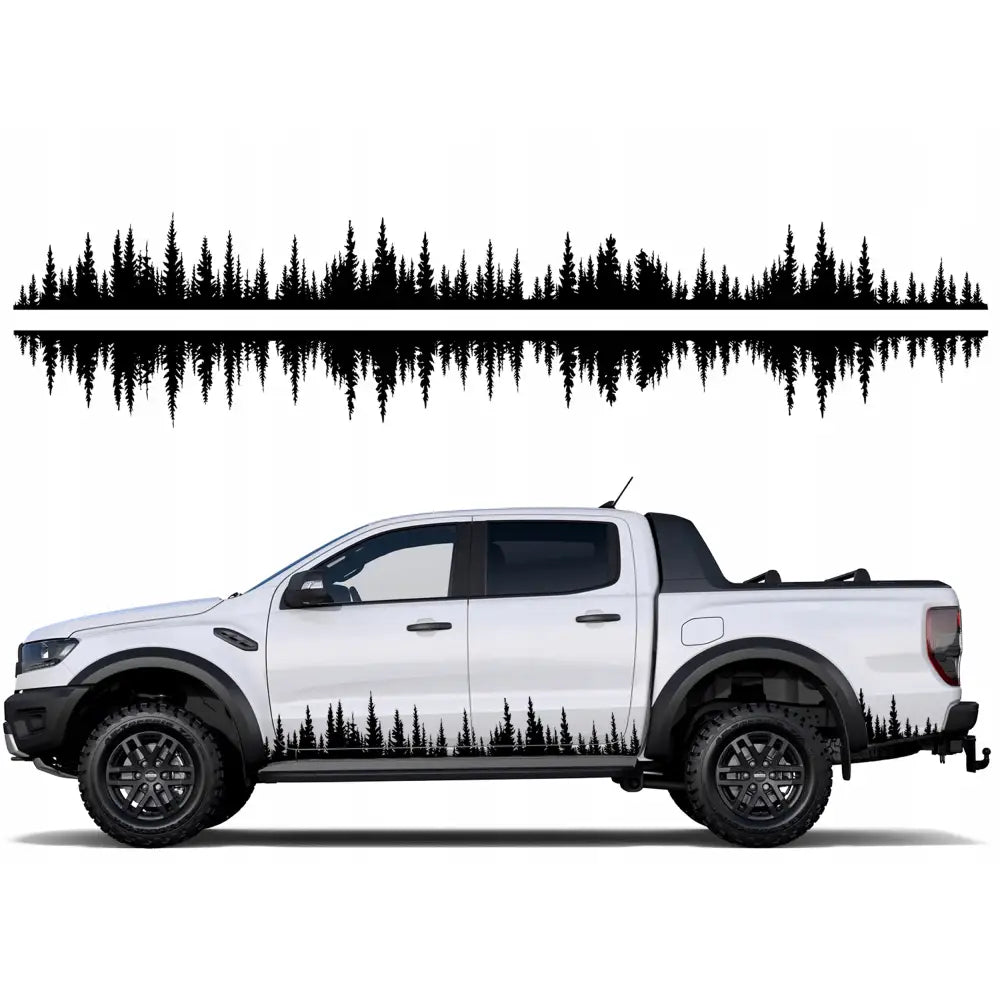 Klistremerker til Bilside med Skog og Trær 250x25cm