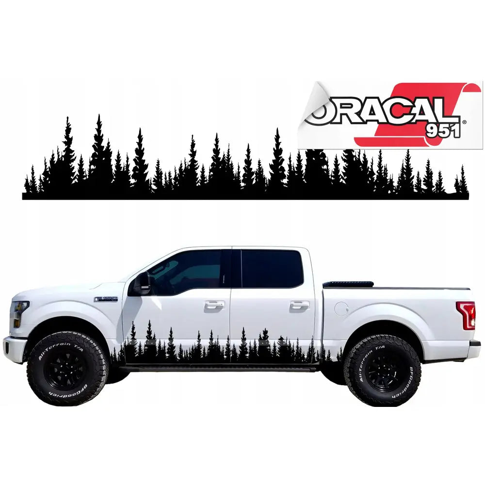 Klistremerker til Bilside Skog og Trær 250x50cm 951 Mg