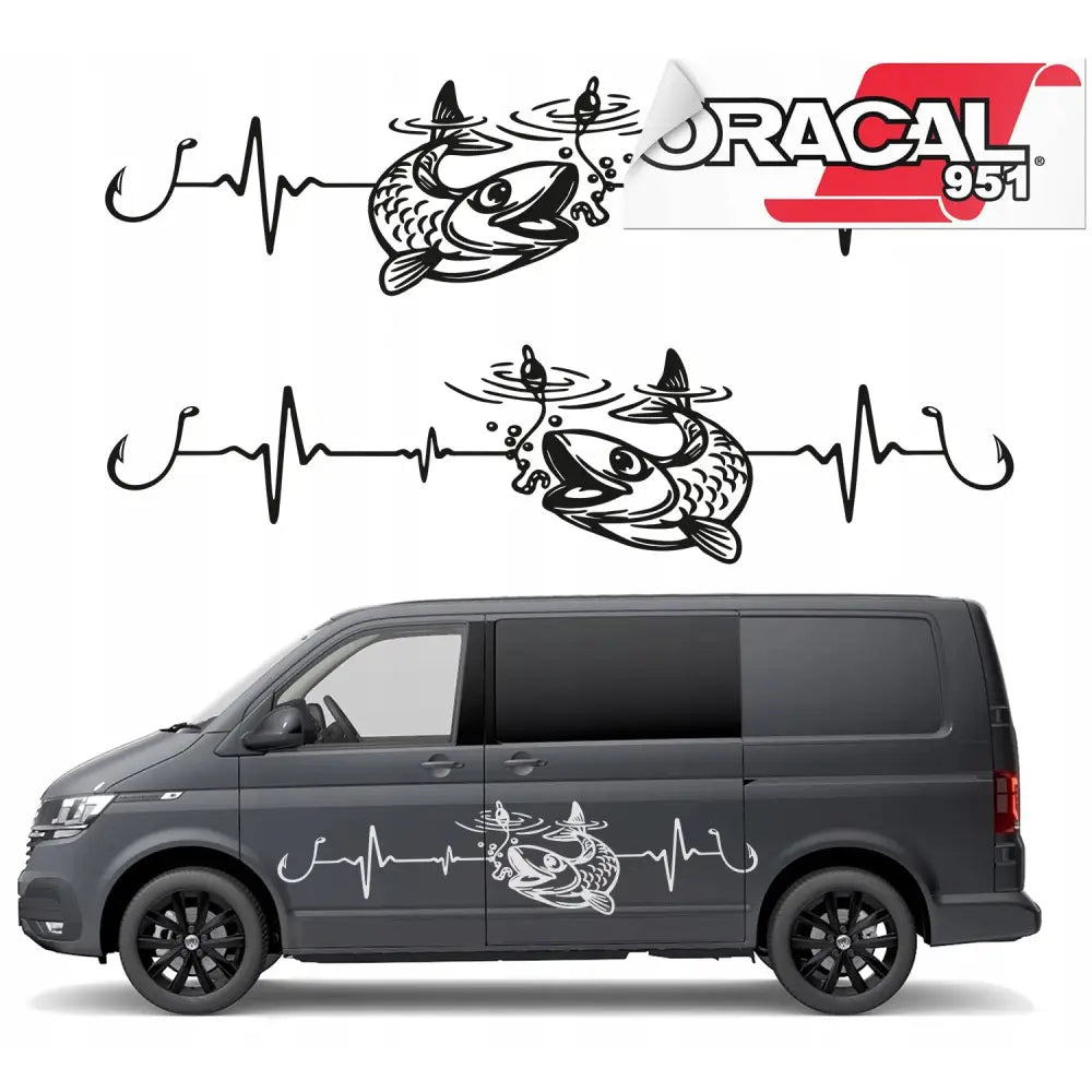 Klistremerker til Bobil Fisk Puls 48x200 Cm