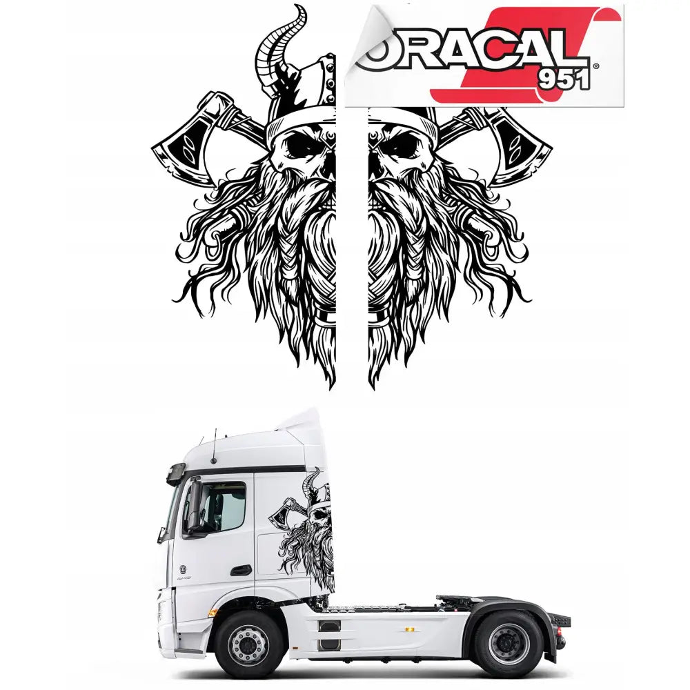 Klistremerker til Lastebil og Trekkvogn - Xxl-størrelse 94x197 Cm