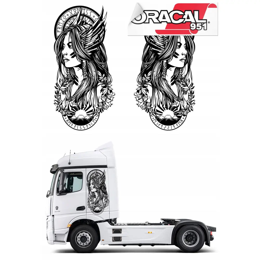 Klistremerker til Lastebil Traktor Førerhus Xxl Format 94x190