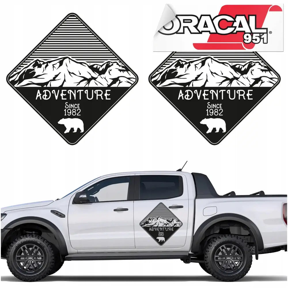 Klistremerker til siden på Bobilen eller Varebilen 45x45cm 951