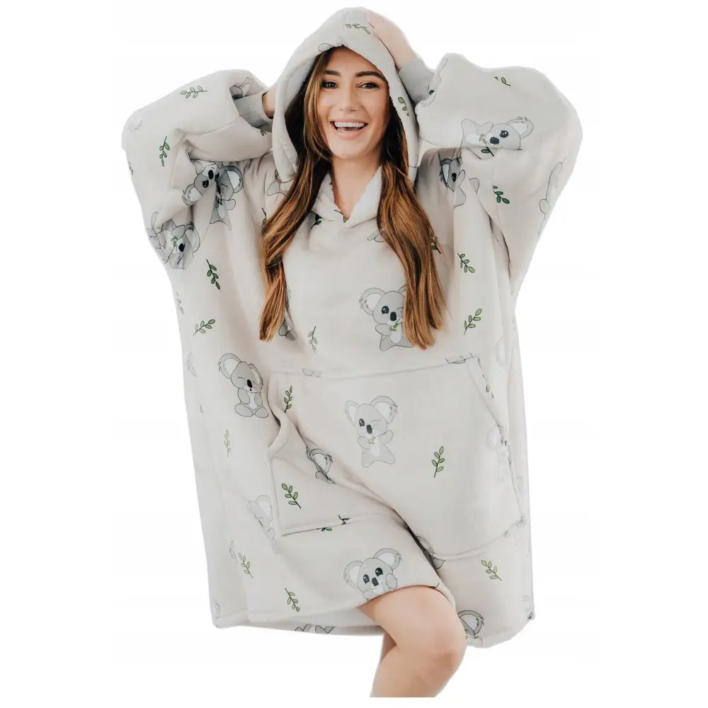 Koala Comfy Moment Oversize Pledd-genser 2-i-1 Polen