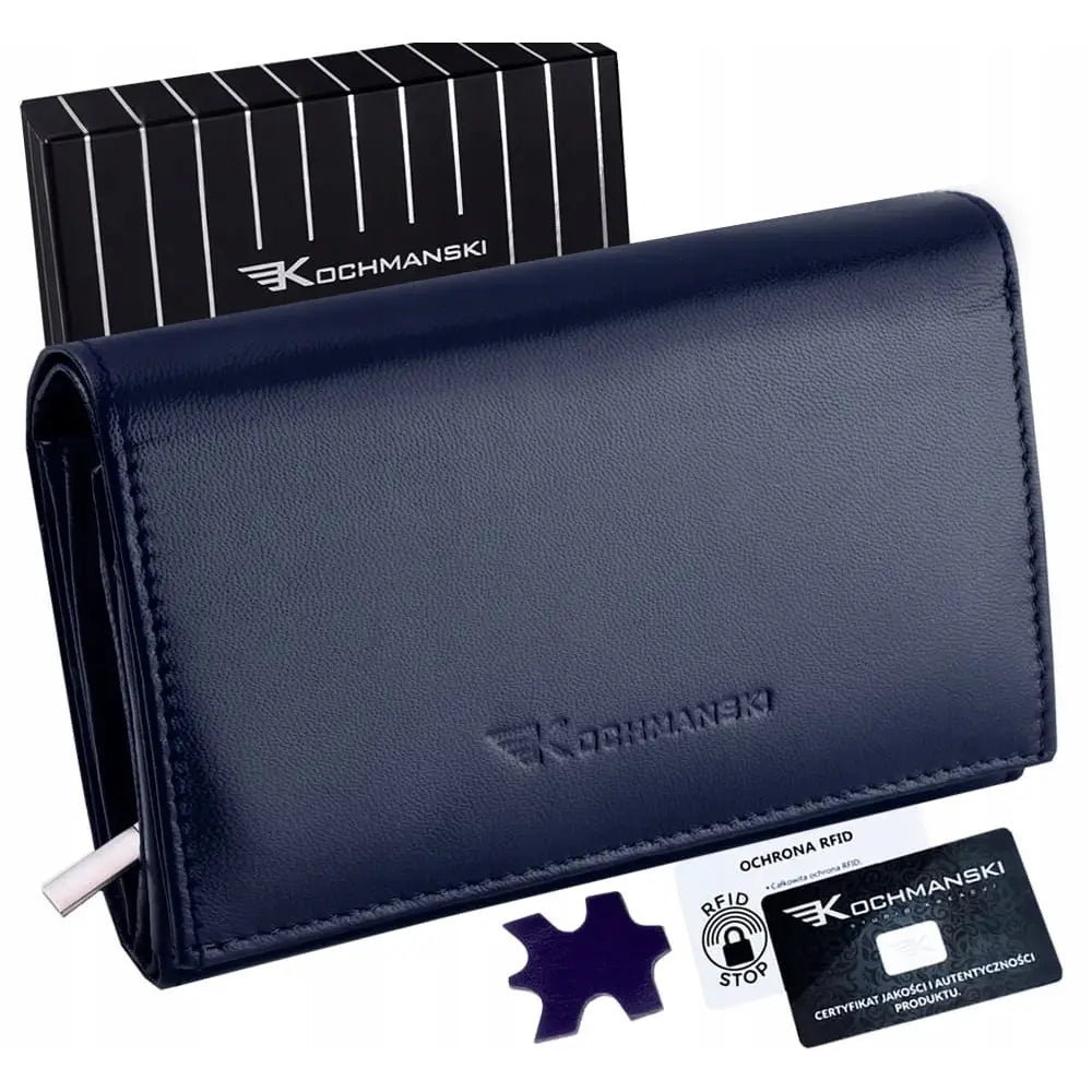 Kochmanski Dames Lommebok i Lær Medium Størrelse Romslig