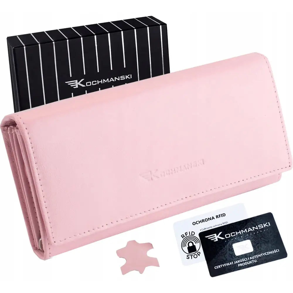 Kochmanski Dames Lommebok i Skinn med Rfid Beskyttelse