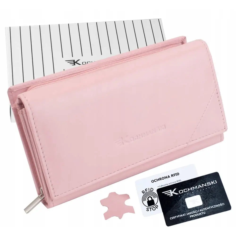 Kochmanski Damske Lommebok i Skinn med Rfid-beskyttelse