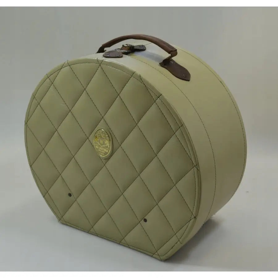 Koffert/hatteeske for Hatter i Ekte Grønt Skinn