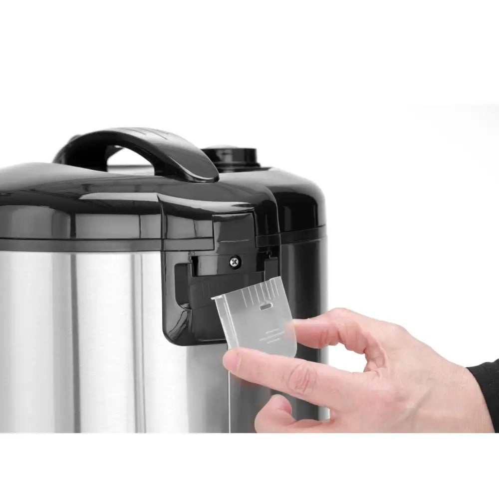 Koke Ris Elektrisk Gryte med Dampkoking 1,8l 700w - Hendi 240410