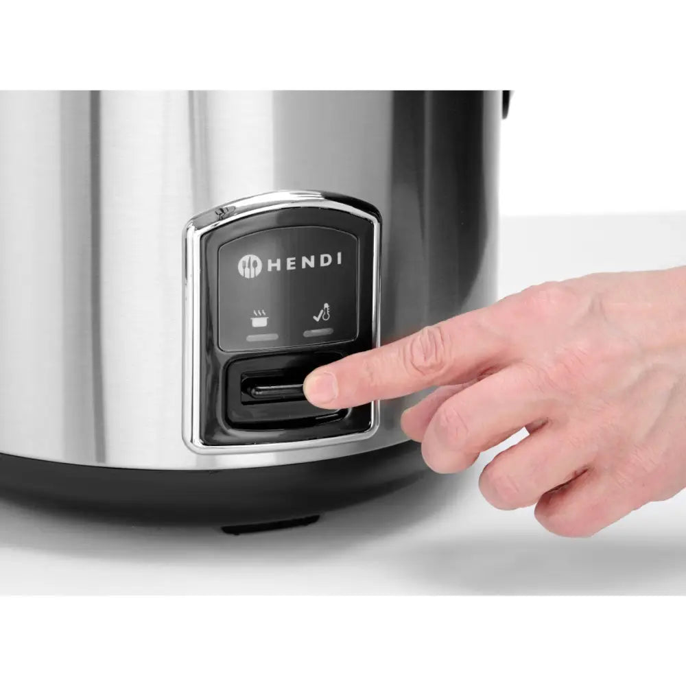 Koke Ris Elektrisk Gryte med Dampkoking 1,8l 700w - Hendi 240410