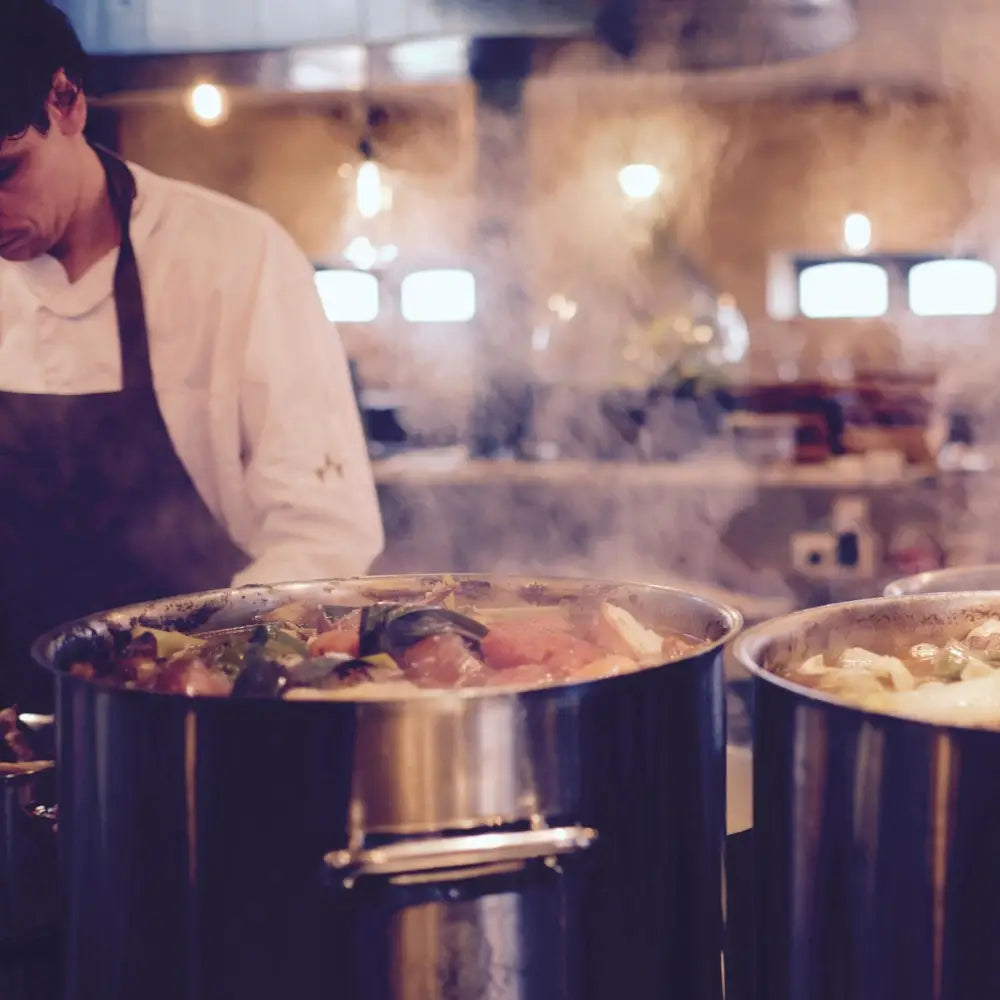 Kokekaret med Lokk 50 l - Hendi 837627