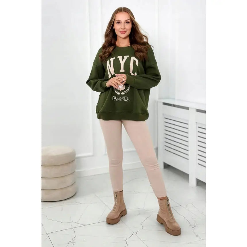 Komplett Joggedress med Leggings Jesi Forskjellige Farger Nyc Mønster