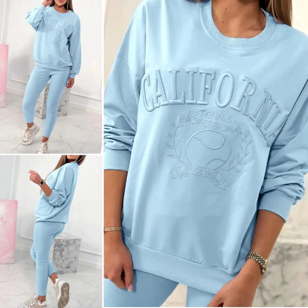 Komplett Joggedress Sunny Ferie Sett Blå S/m/l