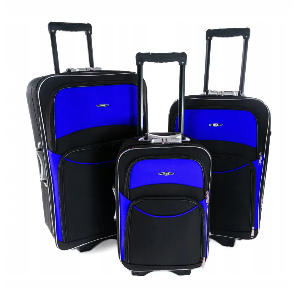Komplett Sett med 3-i-1 Kofferter Reisekoffert på Hjul Bagasje