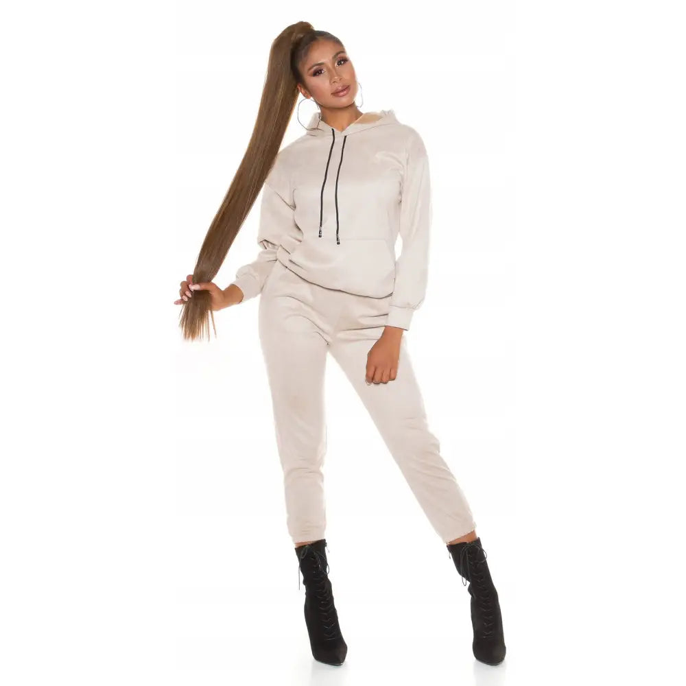 Komplett Sett med Genser og Bukser - Beige.