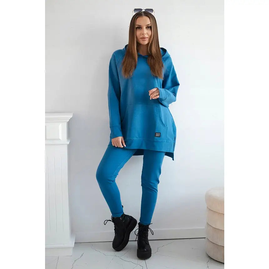 Komplett Sett med Leggings og Hettegenser