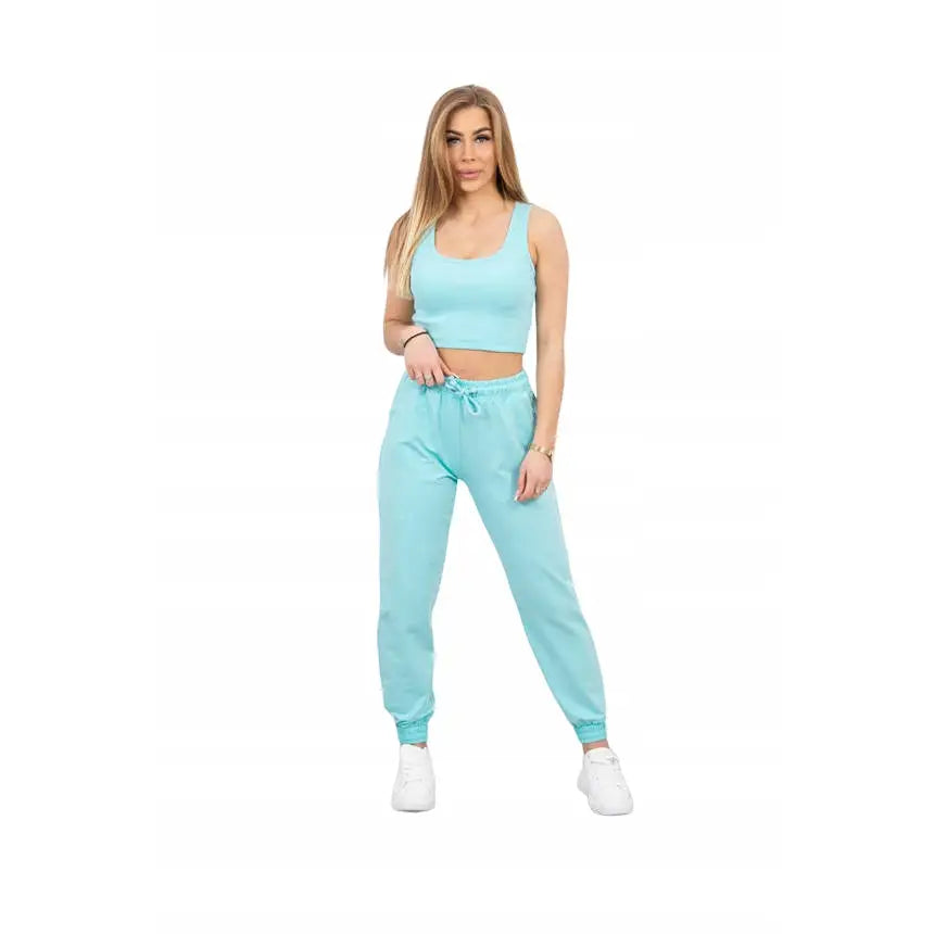 Komplett Topp + Bukser Bluse + Joggebukser Universell hit Grønn Mint