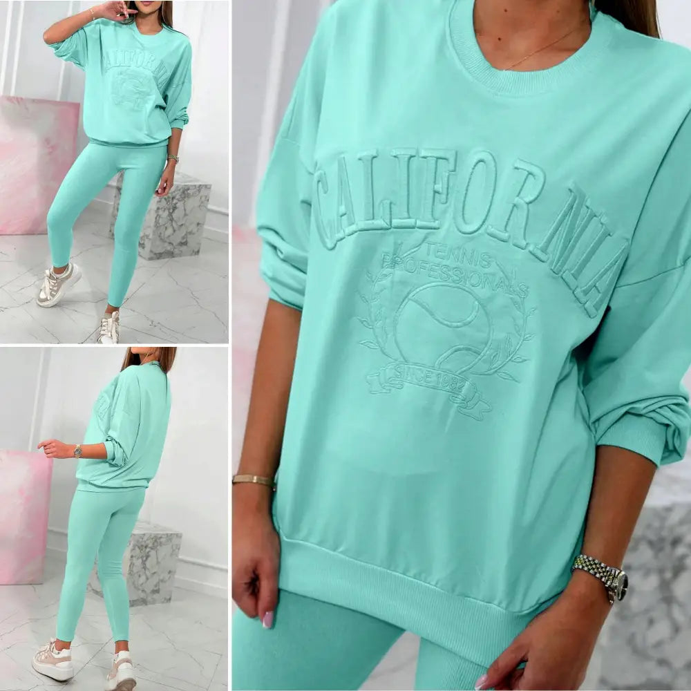 Komplett Treningsdress Sunny Ferie Sett Mintgrønn S/m/l