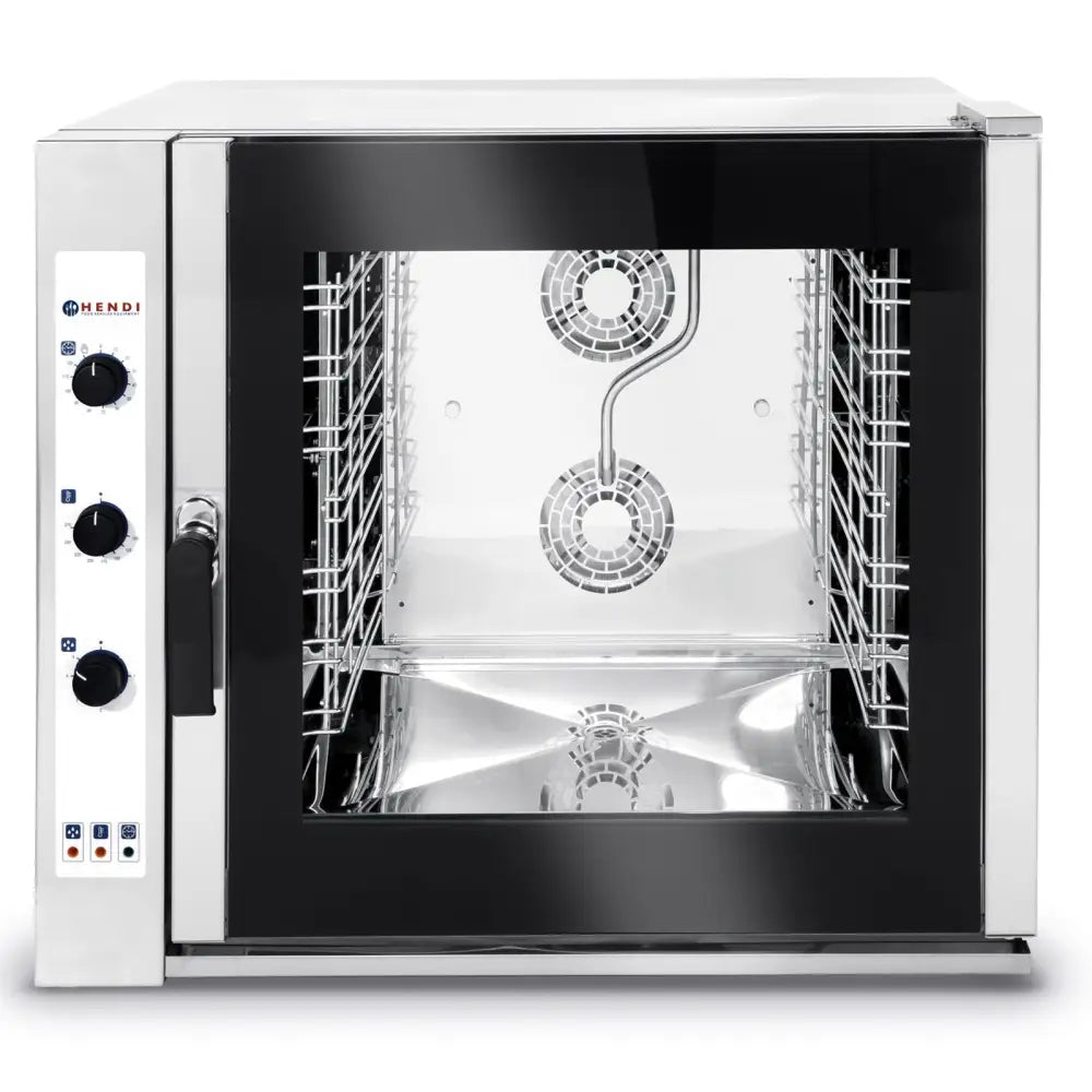 Konveksjonsstekeovn med Damp 7 x Gn1/1 400v 8.4kw - Hendi 225554